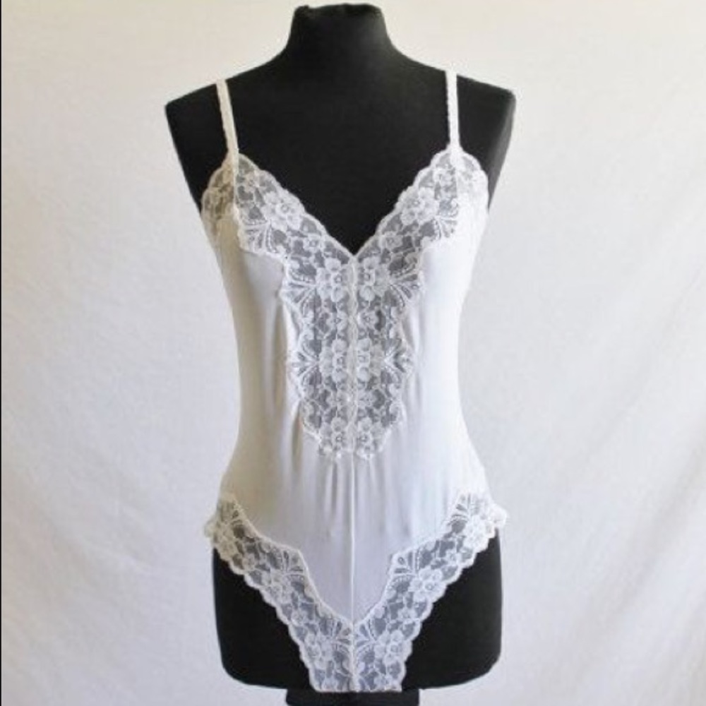 Vintage Guy Laroche White Lingerie
